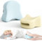 Ruizman Knee Pillow for Sleeping on Side - Hip Pillow for Sleeping with Cooling Cover - Memory Foam Spine Alignment Pillow for Side Sleepers (Blue)