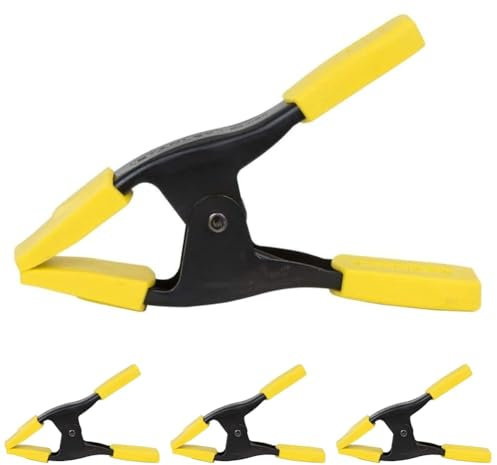 Stanley 9-83-080 - Pinzas de sujecion metalicas 50mm (Paquete de 4)