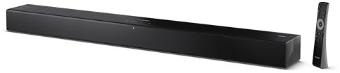 SHARP HT-SB304 2.0 Soundbar mit Dolby Atmos/DTS Virtual:X – 180 W max. Leistung, Bluetooth 5.3, HDMI eARC/CEC/USB/Optisch/Aux-Anschlüsse, EQ mit Bass & Höhen, Roku-kompatibel, wandmontierbar – Schwarz