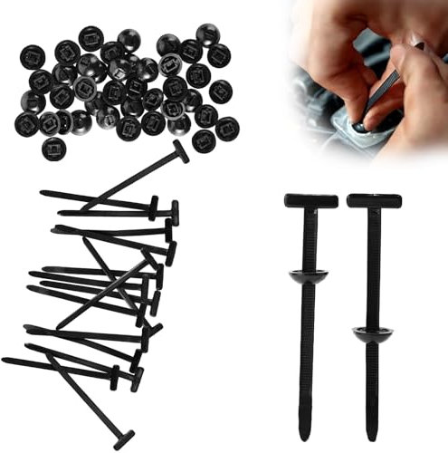 Lyreh Juego de 120 Hebillas Universales Nailon para Bridas Cables, Correas Plástico Bridas con 120 Soportes Autoblocantes Gestión Cierres Cable para Reparaciones de Garajes y Casas