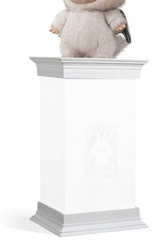 bifine Doll Display Base with Roman Column Design - for LABUBU Zimomo Angel in Clouds Doll, Display Stand (for ANGEL IN CLOUDS)