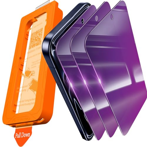 IMBZBK Colorful Privacy Screen Protector for iPhone 17 Pro, Tempered Glass | 3Pack, 9H+ Hardness, Military Grade Shatterproof, Case Friendly, Bubble Free Auto-Dust Removal, with 3 Camera Lens Protectors