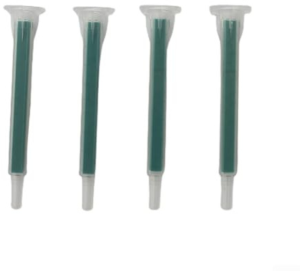 Honseadek 50 boquillas mezcladoras de epoxi estático, punta de mezcla de epoxi o mezclador estático, punta de mezcla de resina plástica para 83 mm de longitud, 5,3 mm de diámetro interior