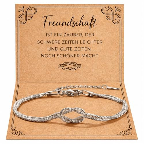 Beste Freundin Geschenke,Geschenk Beste Freundin Geburtstag, Freundschaftsarmband Mit Karte,Geschenke Für Beste Freundin.Ideale Geschenkidee Für Weihnachten,Geburtstag Oder Abschluss,2-Teiliges Set