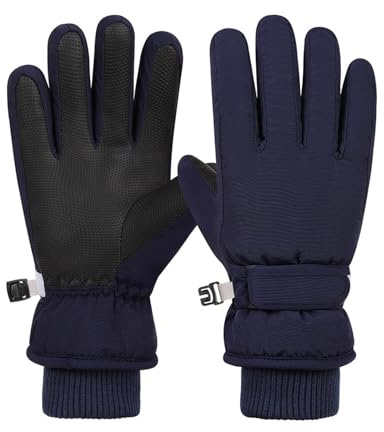 Winter Ski Gloves Warmest Waterproof and Breathable Snow Gloves for Cold Weather, Fits Both Men & Women, Parent Child Kids Skiing,cycling,motorcycle,running