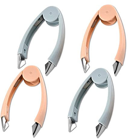 XLKJ 4 Pezzi Ananas Affettatrice,Affettatrice Frutta Ananas Torsolo di Frutta Sbucciatore per Ananas