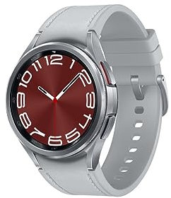 Samsung Galaxy Watch6 Classic SM-R955FZSADBT smartwatch e orologio sportivo 3,3 cm [1.3] AMOLED 43 mm Digitale 432 x 432 Pixel Touch screen 4G Argento Wi-Fi GPS [satellitare] (Samsung Galaxy Watch6 C