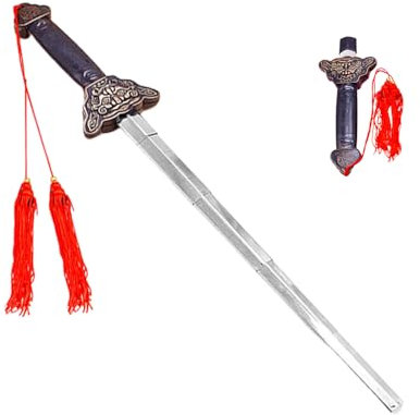 YSJCHEBS 1 Épée Jouet, Épée Jouet en Acier Inoxydable, Épée Jouet Rétractable, Jeu De Rôle, Épées De Performance d'arts Martiaux, Petits Jouets pour Enfants