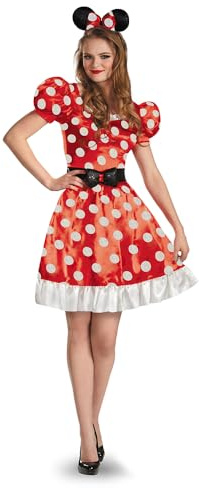 Disguise Disney Costume de Minnie Mouse classique avec ceinture et bandeau, 36-38