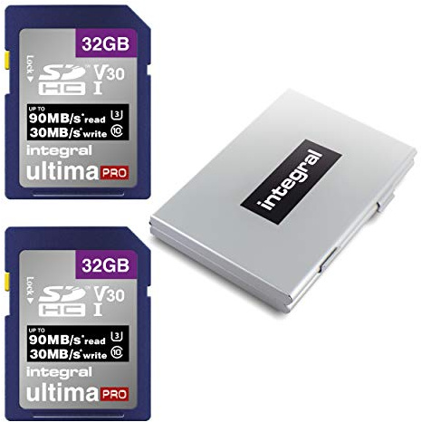 Integral 256 GB SD-Karte 4K Ultra-HD-Video High Speed SDXC V30 UHS-I U3 Class 10 Speicherkarte bis zu 100 MB/s, Farbe kann variieren