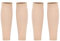 2 Pares Calcetines de Compresión Elástica, Calcetines de Compresión de Pantorrilla, Sin Medias de Compresión de Pies, para Almacenes Varicosos, Férula de Tibia, Hinchazón de Las Piernas