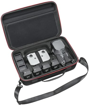 RLSOCO Schutzhülle für DJI Mavic 3 Classic/Mavic 3 Fly More Combo/Cine Premium Combo – geeignet für Mavic 3, DJI RC Pro oder DJI RC Controller, Batterien, Ladegerät, Propeller, Schwarz, Etui