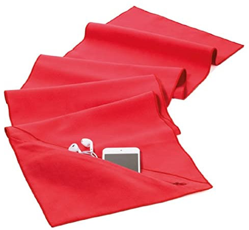 Colour-up Schwitzableiter Mikrofaser Workout-Handtuch rot Troika