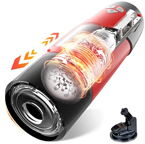 Honeyexp Elektrischer Masturbator Mann Handfrei Cup mit 7 Modi Teleskop und Rotation, Sex Spielzeug für die Männer, Masturbieren für Männer, Taschenmuschi Masturbatoren Sexmaschine Maschinen & Geräte