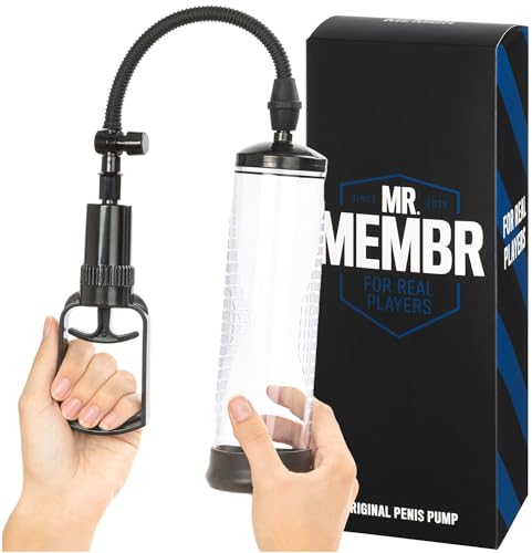 Mr. Membr Penispumpe - Penis Verlängerung Sexspielzeug - Penis Pumpe für verbesserte Leistung und Selbstvertrauen - Erektionshilfe für Männer Penis Extender - Penis Pump für Penis Vergrößerung