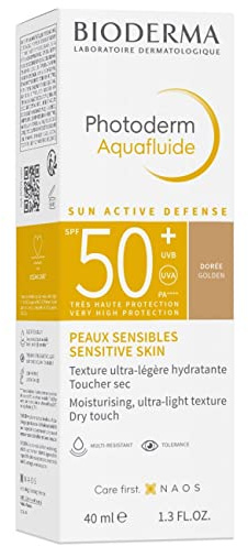 BIODERMA SOLAIRES - Bioderma Photoderm Aquafluide Teinté Doré SPF50 40Ml