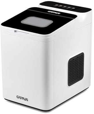 G3 Ferrari G20159 Fabbricatore di Ghiaccio Artiko Digit, 112 W, 1400 cubetti in 24 ore, Funzionamento Automatico, Accessori inclusi, Bianco