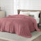 BEDSURE Kuscheldecke Flauschig Decke Fleecedecke - Wohndecke Warm Winter Weich, Sofadecke XXL, Decke Couch Blanket, Wohn- & Kuscheldecken Große 220x240cm, Sofa überwurfdecke Rosa