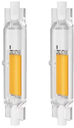 EIMOPE Ampoules R7S LED R7S LED 78mm 15W Dimmable, R7S LED 78mm 15w Remplace Ampoules Halogènes R7S 100w 150w, Blanc Naturel 4000K,1500LM, Pas de Scintillement, AC 220-240V, Pack de 2
