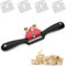10 Spokeshave Wood Planer Set Adjustable Woodwork Hand Planer with 4 Replacement Blades, Flat Base Hand Planers for Woodworking Trimming Manual DIY Enthusiasts