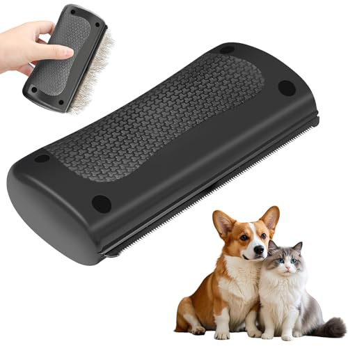 Fellwunder Bürste Hund, Groomify Pet Care Bürste, Hundebürste für Kurzhaar Unterfellbürste Hunde, Fellpflege Bürste mit Haarentfernung Funktion, Wunderbürste für Hunde aller Größen, Leicht zu Reinigen