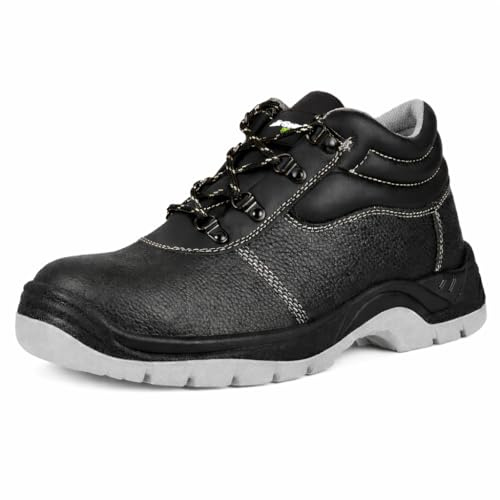 AirGearPro Defender S3 SRC Steel Toe Safety Shoes for Men and Women, CE