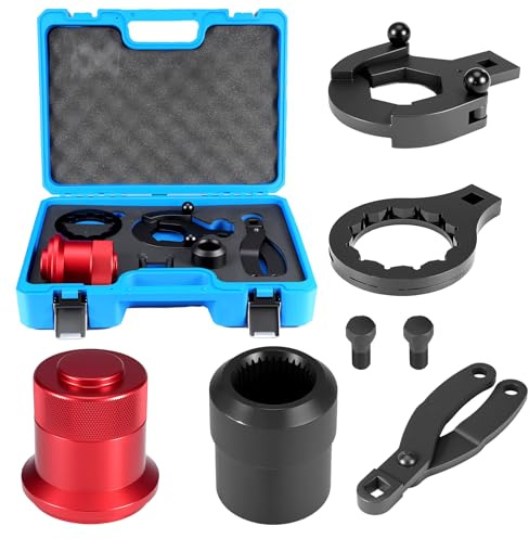 RUIZHI 7-TLG. Werkzeugsatz für Antriebswellen- und Differential-Muttern, Kompatibel mit B-MVV X3 X5 X6 3er 5er 7er, Zum Ausbau des Hinterachsdifferentials