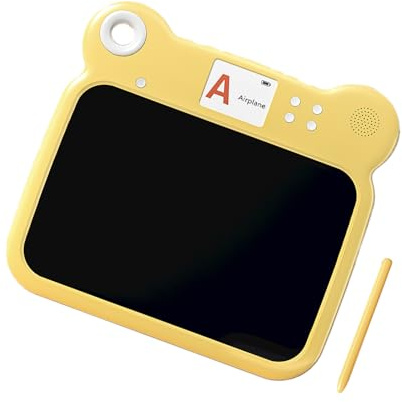 Skiffer LCD-skärm - 20 cm pedagogisk leksak inlärningsplatta för pojkar och flickor från 3 år, klotterbräda | resor skola flygplan väg resa och spel