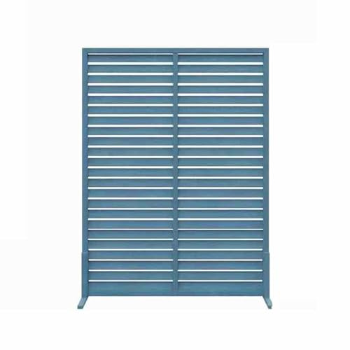 Clôture extérieure – Panneaux en bois autoportants pour terrasse, jardin, balcon ou arrière-cour – Design élégant pergola (couleur 1, 90 x 120 cm)