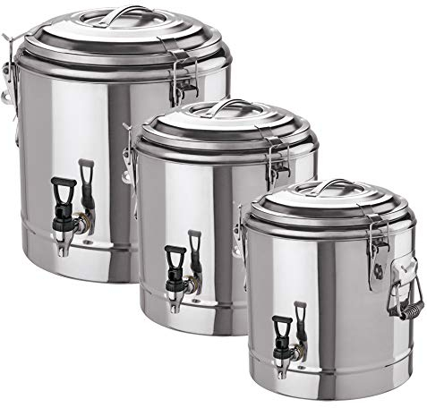 Doppelwandiger Thermogetränkebehälter 22 Liter Edelstahl