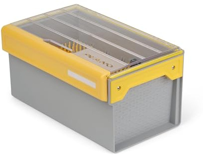 Plano Edge Master Crankbait XL Tackle Storage | Premium Tackle Organization with Rust Prevention, Clear/Yellow