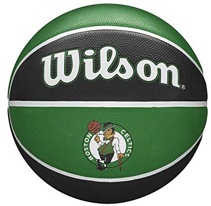 Wilson Basketball NBA TEAM TRIBUTE, BOSTON CELTICS, Outdoor, Gummi, Größe: 7