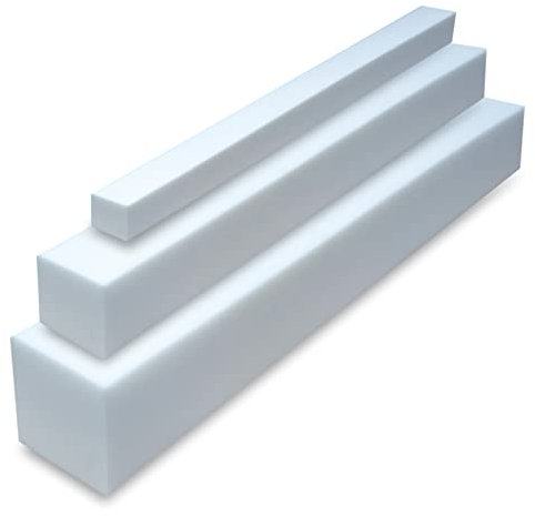 TULENA Mousse à Rembourrage Doux, Extension de Matelas coupée, élargissement du Matelas, RG 30/44, Coin de Matelas, mi-Dur, 10 x 20 x 140 cm
