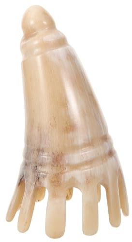 Healeved Brosse De Shampooing De Massage Du Cuir Chevelu En Corne Peigne De Massage Du Cuir Chevelu Pour Lavage Des Cheveux Quotidien Et Nettoyage Du