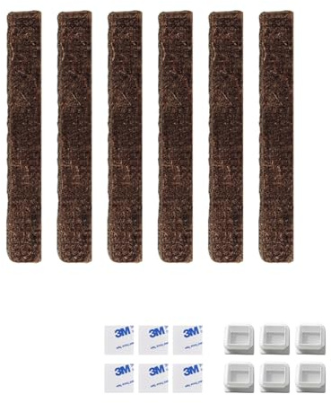 Dstarymnix Set med 6 permanenta vekar för vaxätare, 10 mm ljusvekar för utomhusljus, ljusrester, smältljus och vaxeld, hållbar, handgjord av ekologiskt sojavax