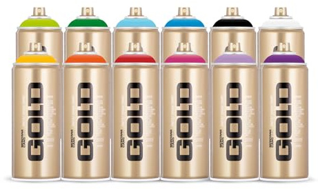 Montana Gold Spray Paint 12 Pack