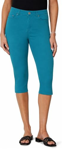 UC Womens Ex High Street Brand Capri Jeans Plus Size Jeggings Summer Clothes Blue