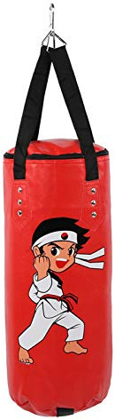 Kinder Boxsack, Keenso Kinder Boxsack Hängetyp Kind Sanda Muay Thai Training Hollow Equipment(60CM-rot)