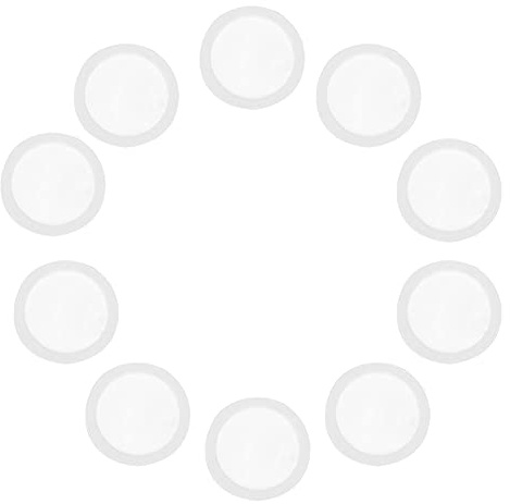 Snner 10pcs Kazoo Flute Diaphragms Transparent Membrane Bouche Kazoo Membrane Transparente 18mm Kazoo Pièces Accessoires