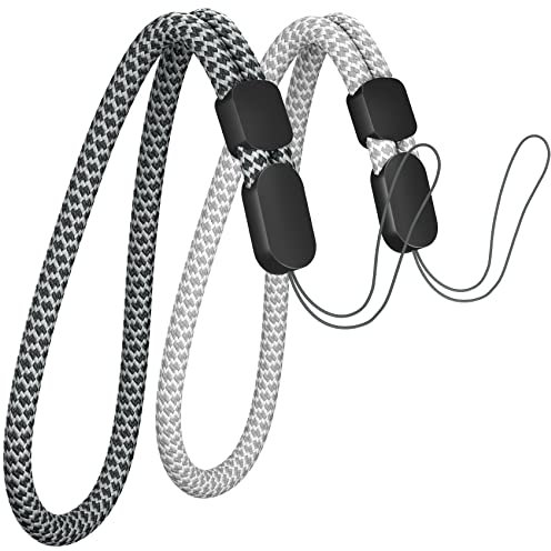 Avorast Hand Wrist Strap Lanyard, 2 Pack Carbon Fiber Phone Lanyards Einstellbare Lanyard für GoPro, Kamera, Telefon Fall, Schlüssel, Schlüsselbund, USB Flash Drive, Taschenlampe, gemischt