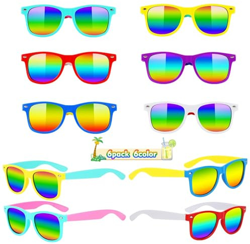 SULOLI 6 Paires Lunettes de Soleil Enfant Polarisées Lunettes de Soleil
