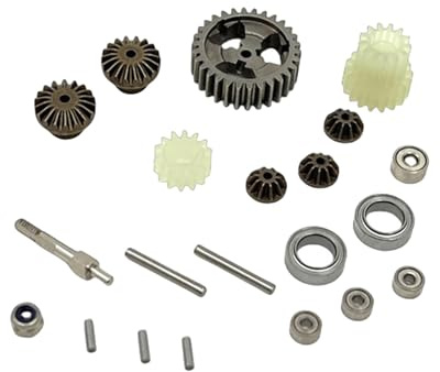 MagiDeal Kit de boîte de vitesses et roulements pour voiture RC, pièces de rechange et d'amélioration pour véhicule RC pour Wltoys 244016