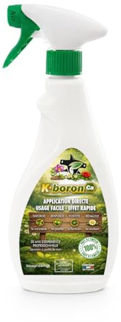 KBoronCa Spray Foliaire Liquide 750ml Engrais Prêt à l'Emploi | Favorise Floraison & Croissance, Plantes Vertes, Jardin et Potager