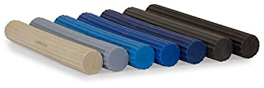 AFH Webshop Rubber Twist Bar | Flexibler Übungsstab | Biegehantel | Torsion Trainer | Kräftigung von Hand, Handgelenk, Unterarm und Schulter (7er SUPER-Spar-Set (xx-Light bis xx-Strong))