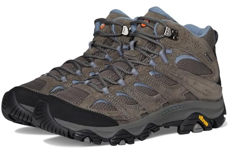 Merrell Women's Moab 3 Mid Waterproof, Granite, 8