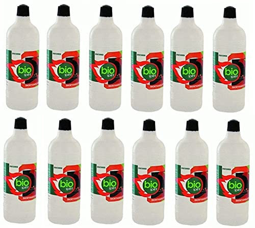12x 1 LT BIOETANOLO COMBUSTIBILE Ecologico Naturale INODORE per Camino BIOCAMINO Sprint