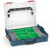 Bosch Sortimo Sortimentskasten L BOXX 102 professional blau Deckel transparent mit Insetboxen-Set D3 | Sortierboxen für Kleinteile | ideale Kleinteile-Aufbewahrung System
