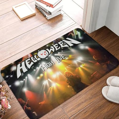 OOAXBEED Helloween High Live Album 1996 Zerbino antiscivolo Tappetino antipolvere Tappeto per cucina Ingresso Casa Balcone Tappetini antiscivolo