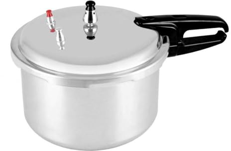 J&V TEXTILES Aluminum Pressure Cookers (4, 5, 7, 9, or 11 Liter) (5 Liter)*
