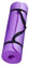 Dantazz Yogamatte Gymnastikmatte Fitness Matte Pilatesmatte Kleine Yogamatte-rutschfest Verdickte Sportmatte-Dicke und langlebige, für Yoga Fitness Gymnastik 60x25x1,5cm (Lila)